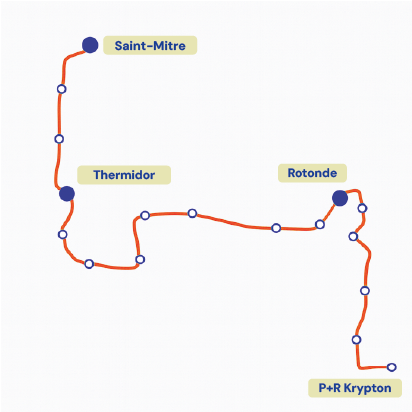 Carte du tracé